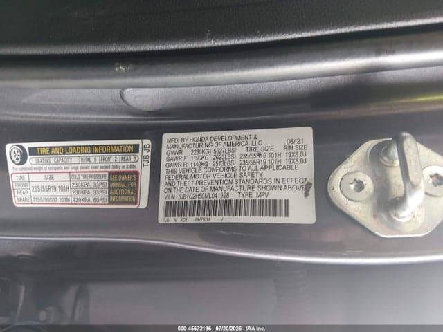 2021 ACURA RDX TECHNOLOGY PACKAGE 9