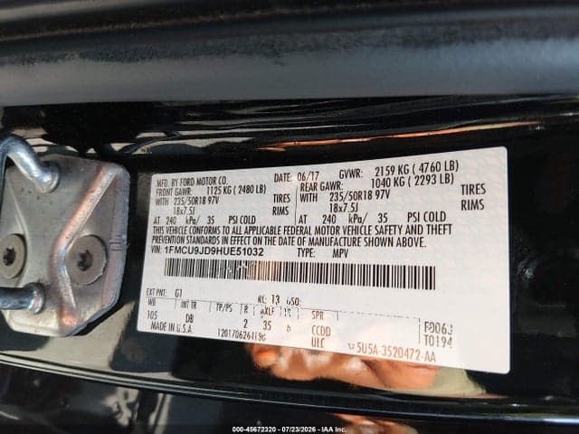 2017 FORD ESCAPE TITANIUM 9