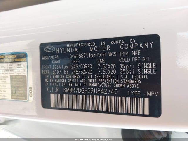 2025 HYUNDAI PALISADE CALLIGRAPHY NIGHT EDITION 9