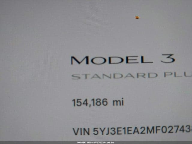 2021 TESLA MODEL 3 STANDARD RANGE PLUS REAR-WHEEL DRIVE 15