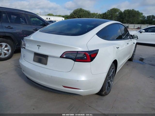 2021 TESLA MODEL 3 STANDARD RANGE PLUS REAR-WHEEL DRIVE 4