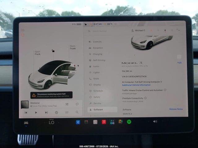 2021 TESLA MODEL 3 STANDARD RANGE PLUS REAR-WHEEL DRIVE 7