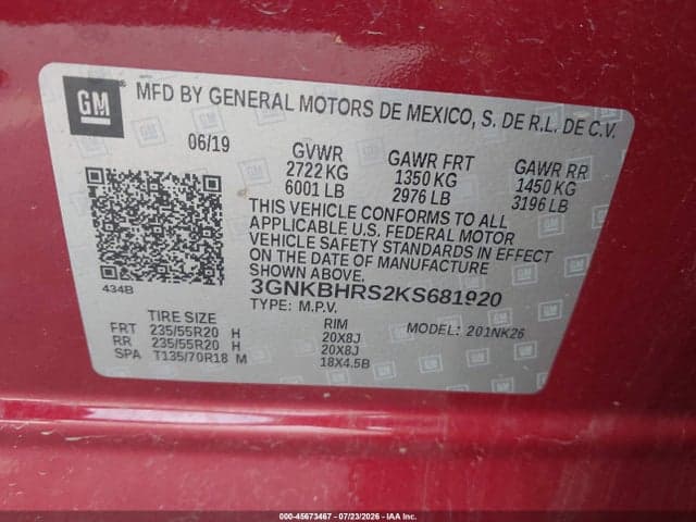 2019 CHEVROLET BLAZER 9