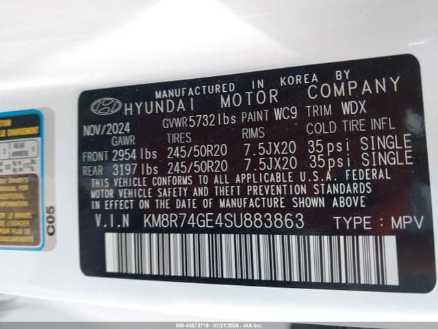 2025 HYUNDAI PALISADE CALLIGRAPHY 9