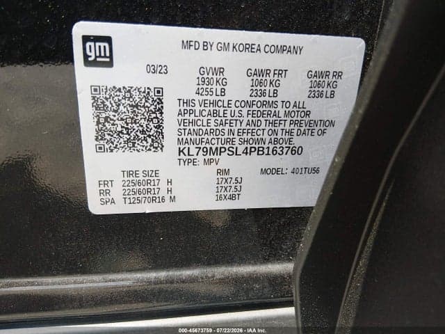 2023 CHEVROLET TRAILBLAZER FWD LT 9