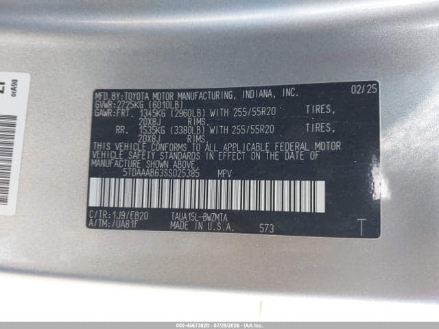 2025 LEXUS TX 350 PREMIUM 9
