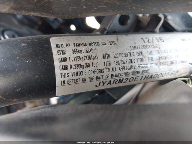 2017 YAMAHA FZ07A 10