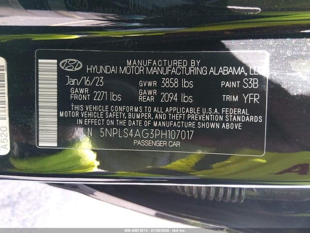 2023 HYUNDAI ELANTRA SEL 9