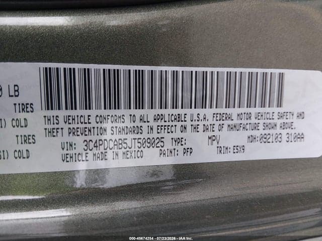 2018 DODGE JOURNEY SE 9