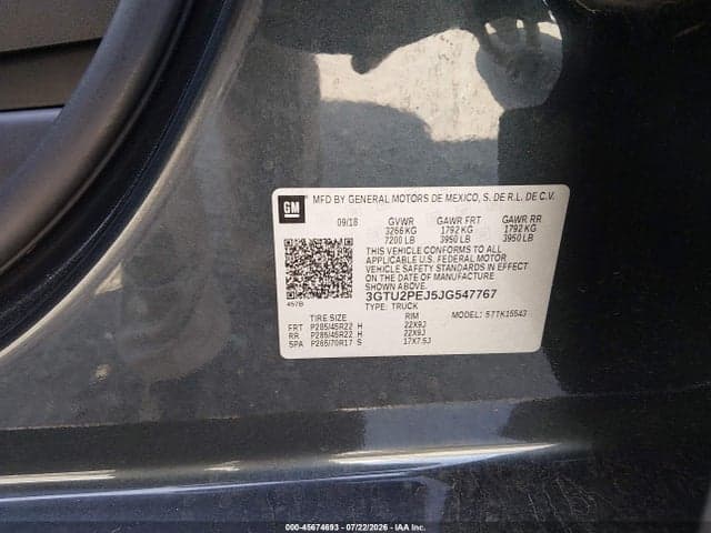 2018 GMC SIERRA 1500 DENALI 9
