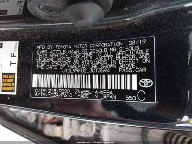 2020 TOYOTA PRIUS LE AWD-E 9