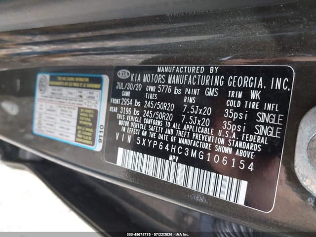 2021 KIA TELLURIDE S 9