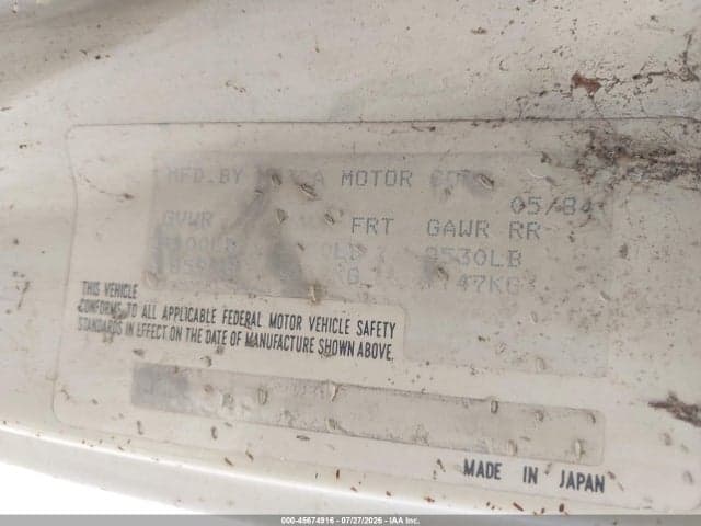 1984 MAZDA B2000 LONG BED 9