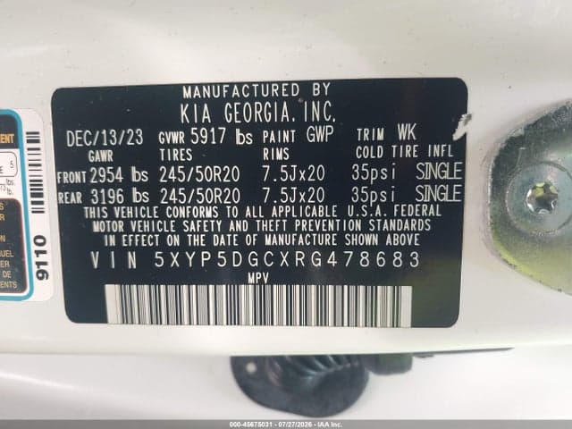 2024 KIA TELLURIDE SX PRESTIGE 9