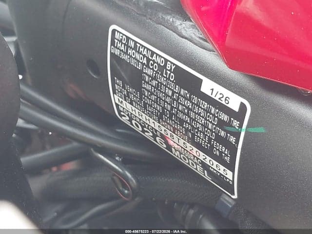 2026 HONDA CBR650 R 10