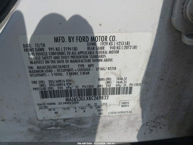 2019 FORD ECOSPORT SE 9