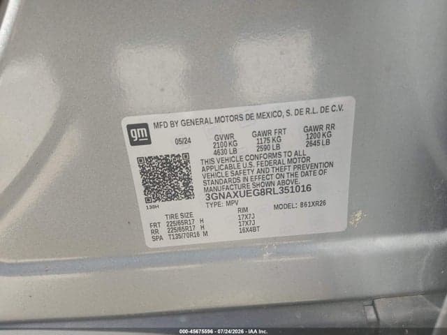 2024 CHEVROLET EQUINOX AWD LT 9