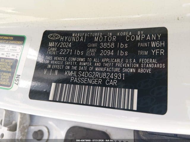 2024 HYUNDAI ELANTRA SEL 9