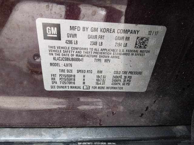 2018 BUICK ENCORE ESSENCE 9