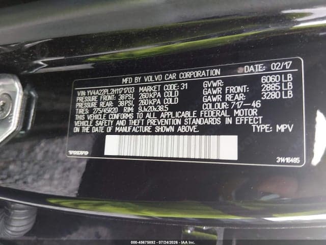 2017 VOLVO XC90 T6 INSCRIPTION 9