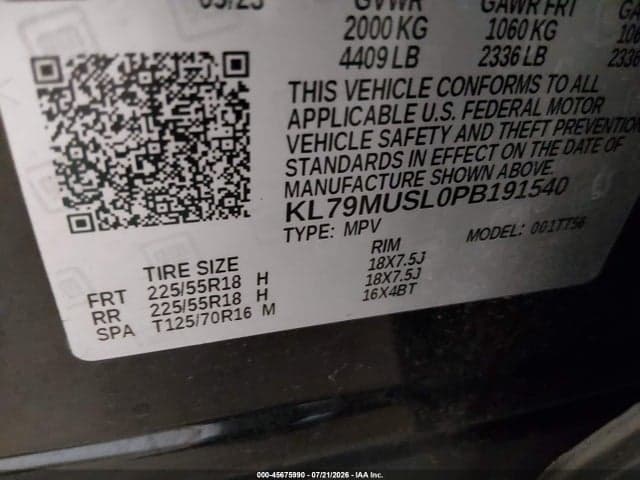 2023 CHEVROLET TRAILBLAZER AWD RS 9