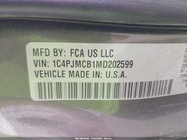 2021 JEEP CHEROKEE LATITUDE 4X4 9