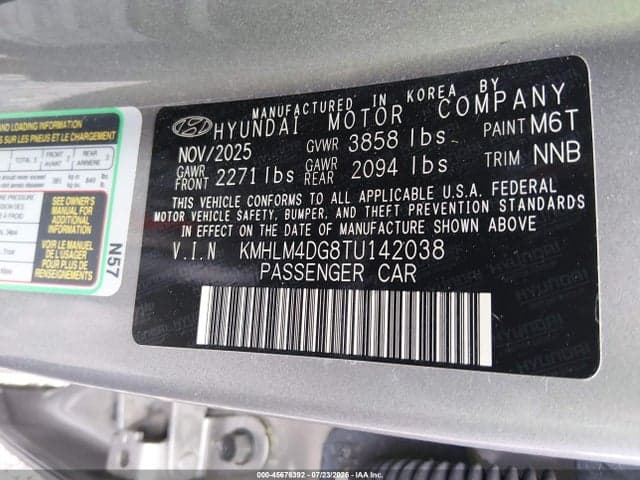 2026 HYUNDAI ELANTRA SEL SPORT 9