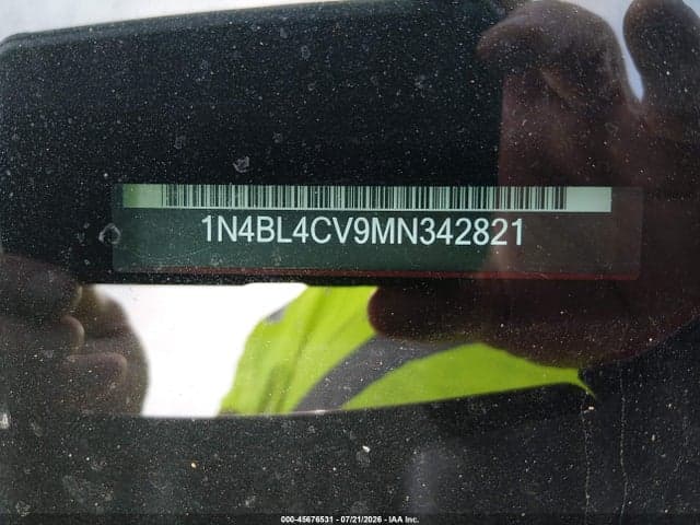 2021 NISSAN ALTIMA SR FWD 9