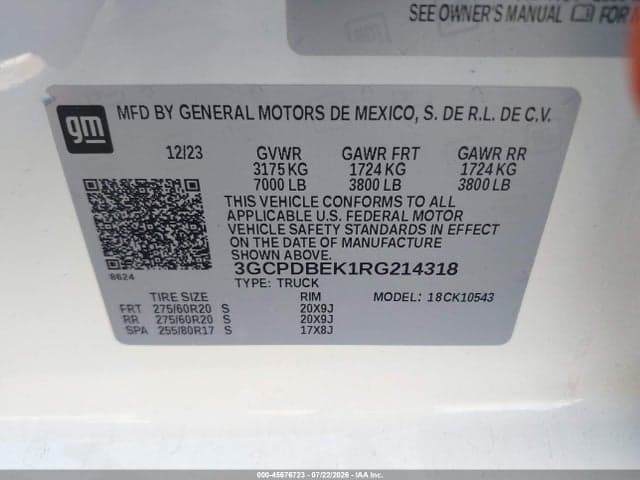2024 CHEVROLET SILVERADO 1500 9