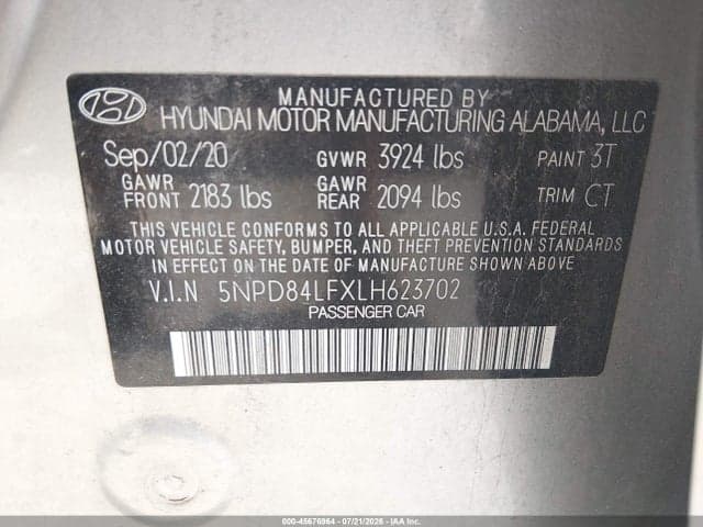 2020 HYUNDAI ELANTRA SEL 9