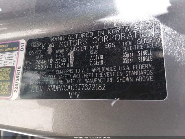 2018 KIA SPORTAGE EX 9