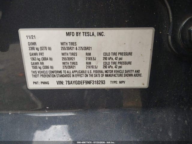 2022 TESLA MODEL Y PERFORMANCE DUAL MOTOR ALL-WHEEL DRIVE 9