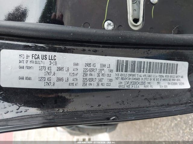 2019 JEEP CHEROKEE LATITUDE 4X4 9