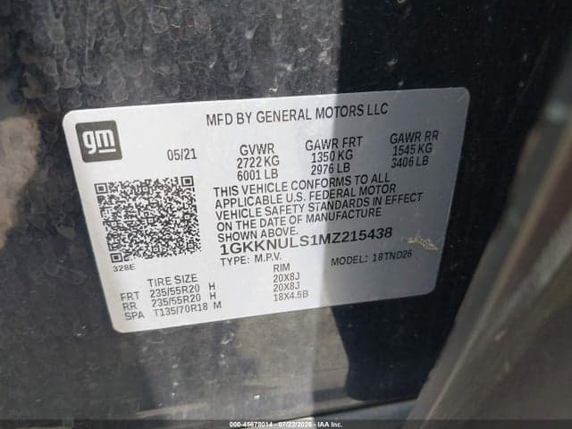 2021 GMC ACADIA AWD SLT 9