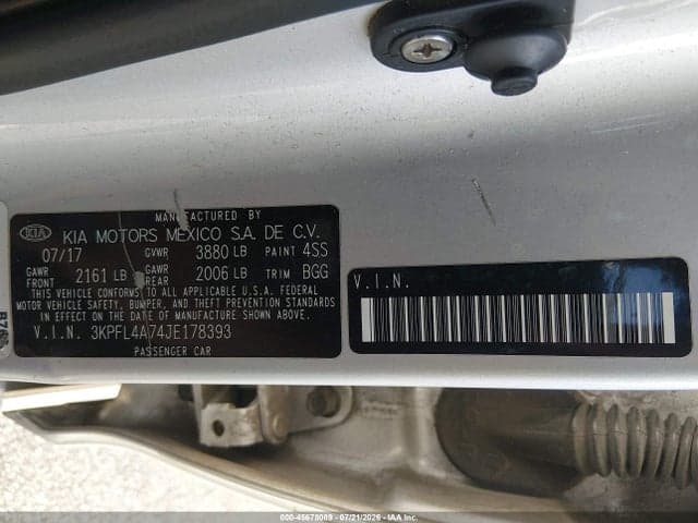 2018 KIA FORTE LX 9