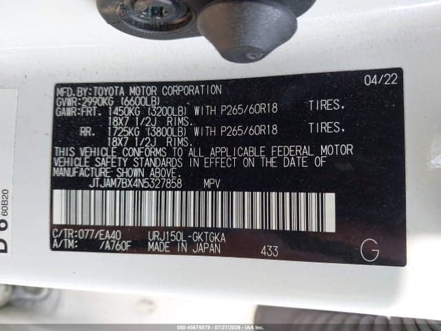 2022 LEXUS GX 460 PREMIUM 9