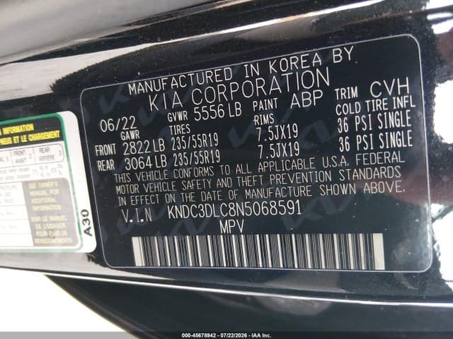 2022 KIA EV6 WIND 9