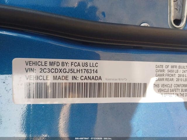 2020 DODGE CHARGER SCAT PACK RWD 9