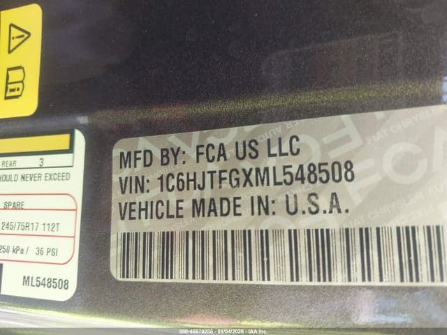 2021 JEEP GLADIATOR OVERLAND 4X4 9