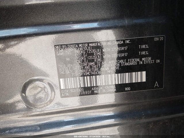 2021 TOYOTA RAV4 XLE 9