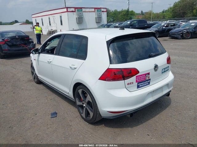 2017 VOLKSWAGEN GOLF GTI AUTOBAHN 4-DOOR/S 4-DOOR/SE 4-DOOR/SPORT 4-DOOR 3