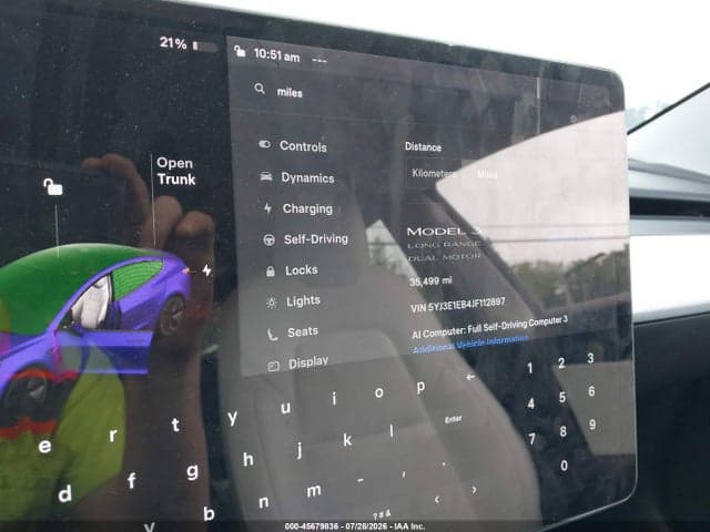 2018 TESLA MODEL 3 LONG RANGE/PERFORMANCE 7
