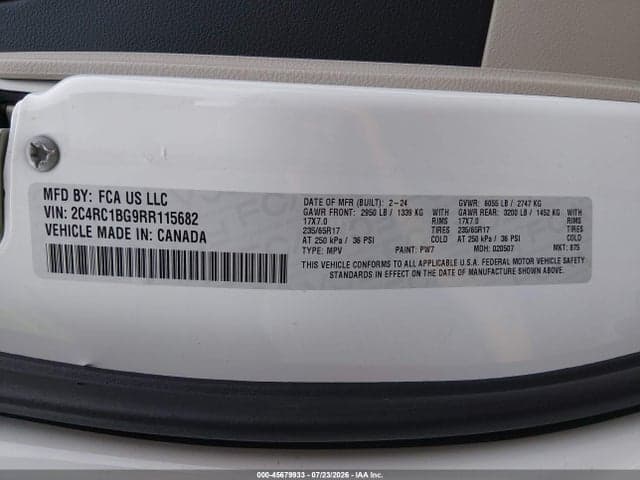 2024 CHRYSLER PACIFICA TOURING L 9