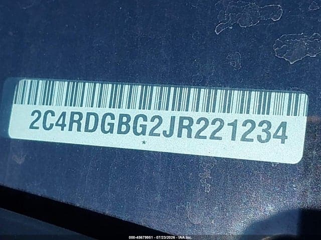 2018 DODGE GRAND CARAVAN SE PLUS 9