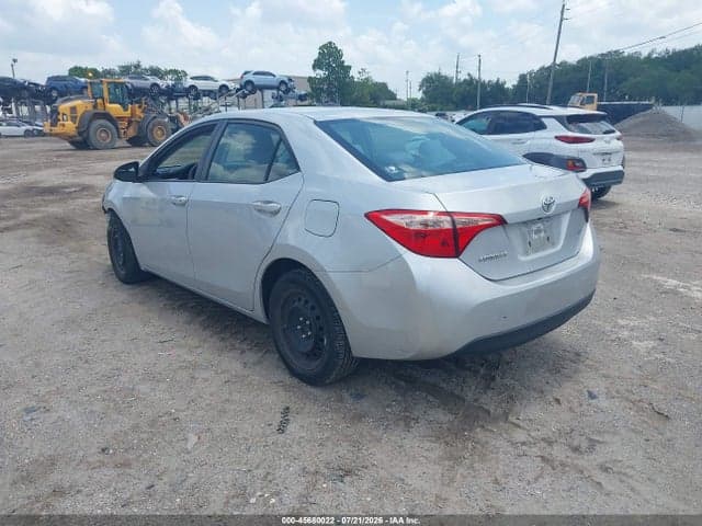 2018 TOYOTA COROLLA LE 3