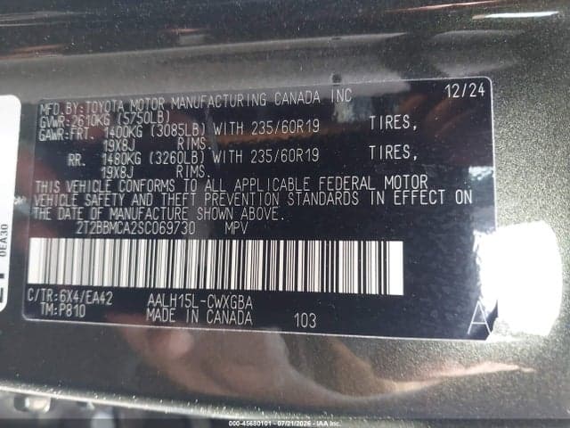 2025 LEXUS RX 350H PREMIUM 9