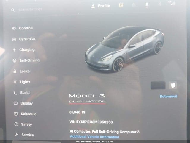 2021 TESLA MODEL 3 PERFORMANCE DUAL MOTOR ALL-WHEEL DRIVE 7
