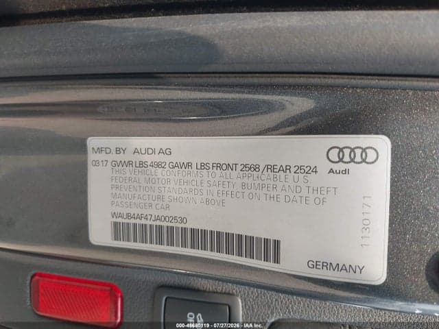 2018 AUDI S4 3.0T PREMIUM PLUS 9