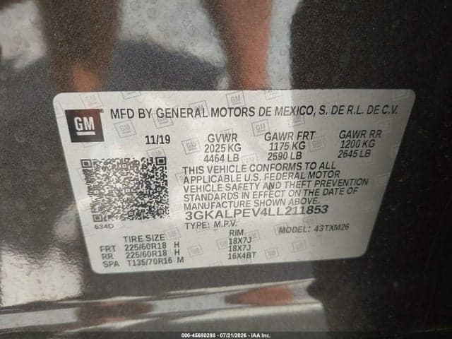 2020 GMC TERRAIN FWD SLT 9