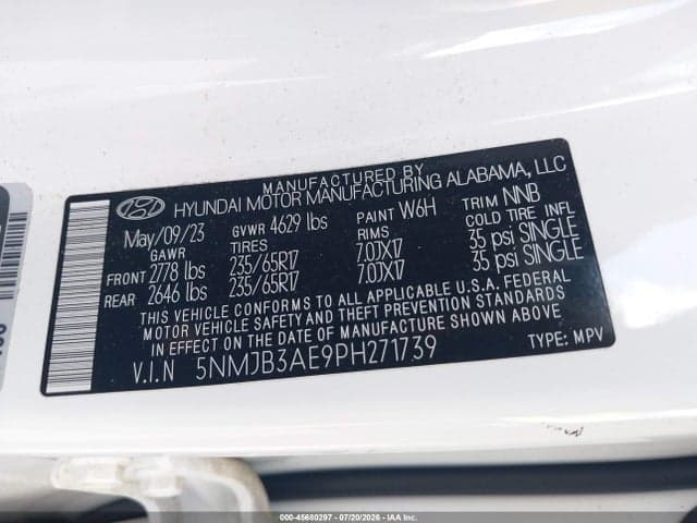 2023 HYUNDAI TUCSON SEL 9